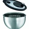 Salatschleudern Rösle Salatschleuder Mit Glasdeckel 24cm