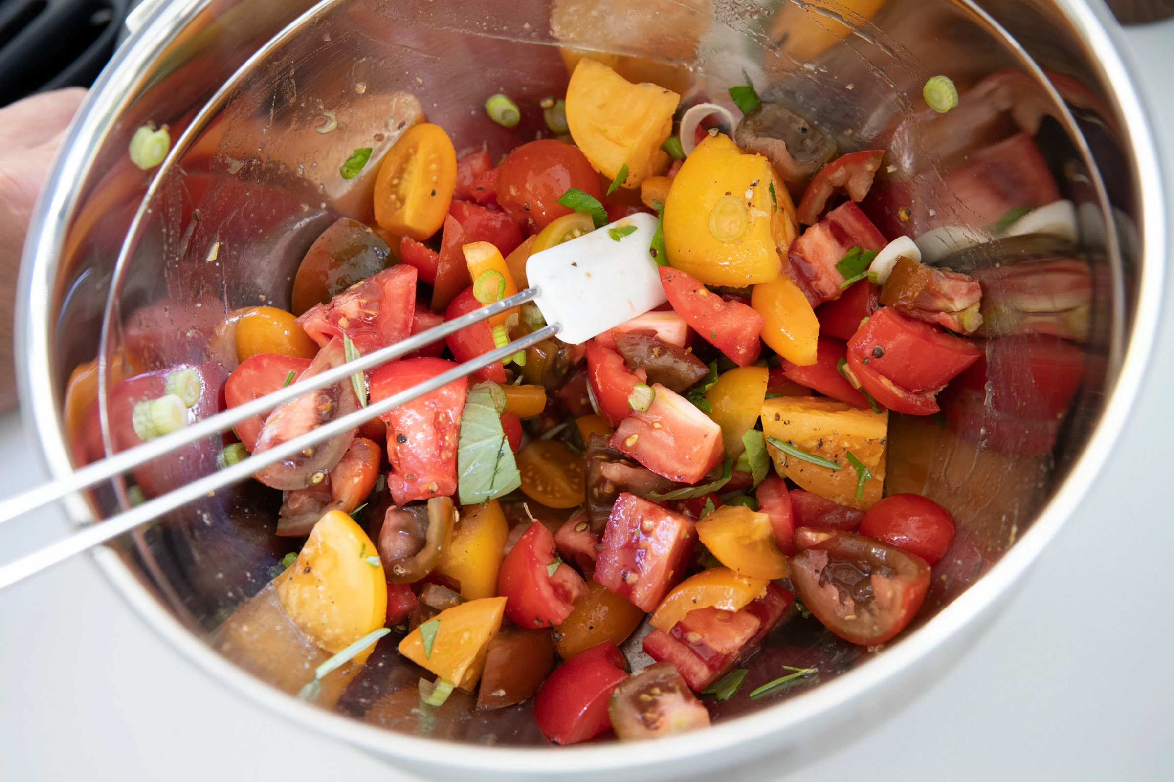 Rösle Teigschaber Silikon Schmal 26cm Weiß 2 Rösle Teigschaber Silikon Schmal 26cm Weiß – Bild 2