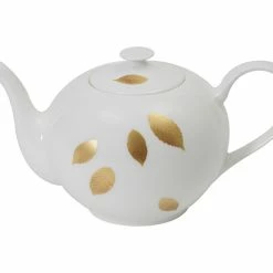 Teekannen Dibbern Gold Leaf Teekanne Rund 1,30ltr.