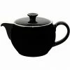 Teekannen Dibbern Solid Color Schwarz Teekanne 1,10ltr.