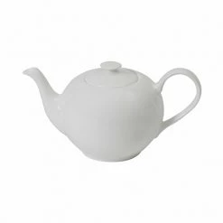 Teekannen Dibbern Bone China Weiß Classic Teekanne Rund 0,40ltr.