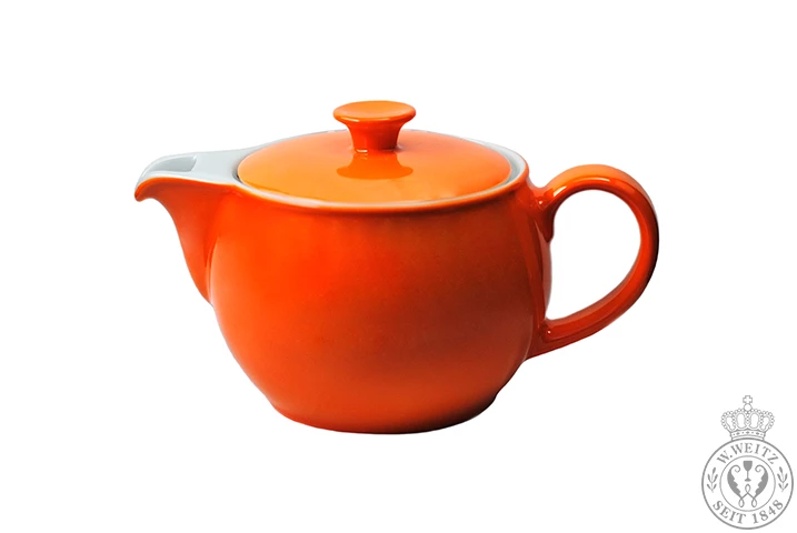Teekannen Dibbern Solid Color Orange Teekanne 1,10ltr. 1 Teekannen Dibbern Solid Color Orange Teekanne 1,10ltr.