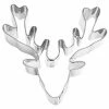Keksausstecher RBV Birkmann Ausstecher Hirschgeweih 8,5cm Edelstahl