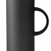Isolierkannen Stelton EM77 Isolierkanne 1,0ltr. Soft Black/ Matt Schwarz 931