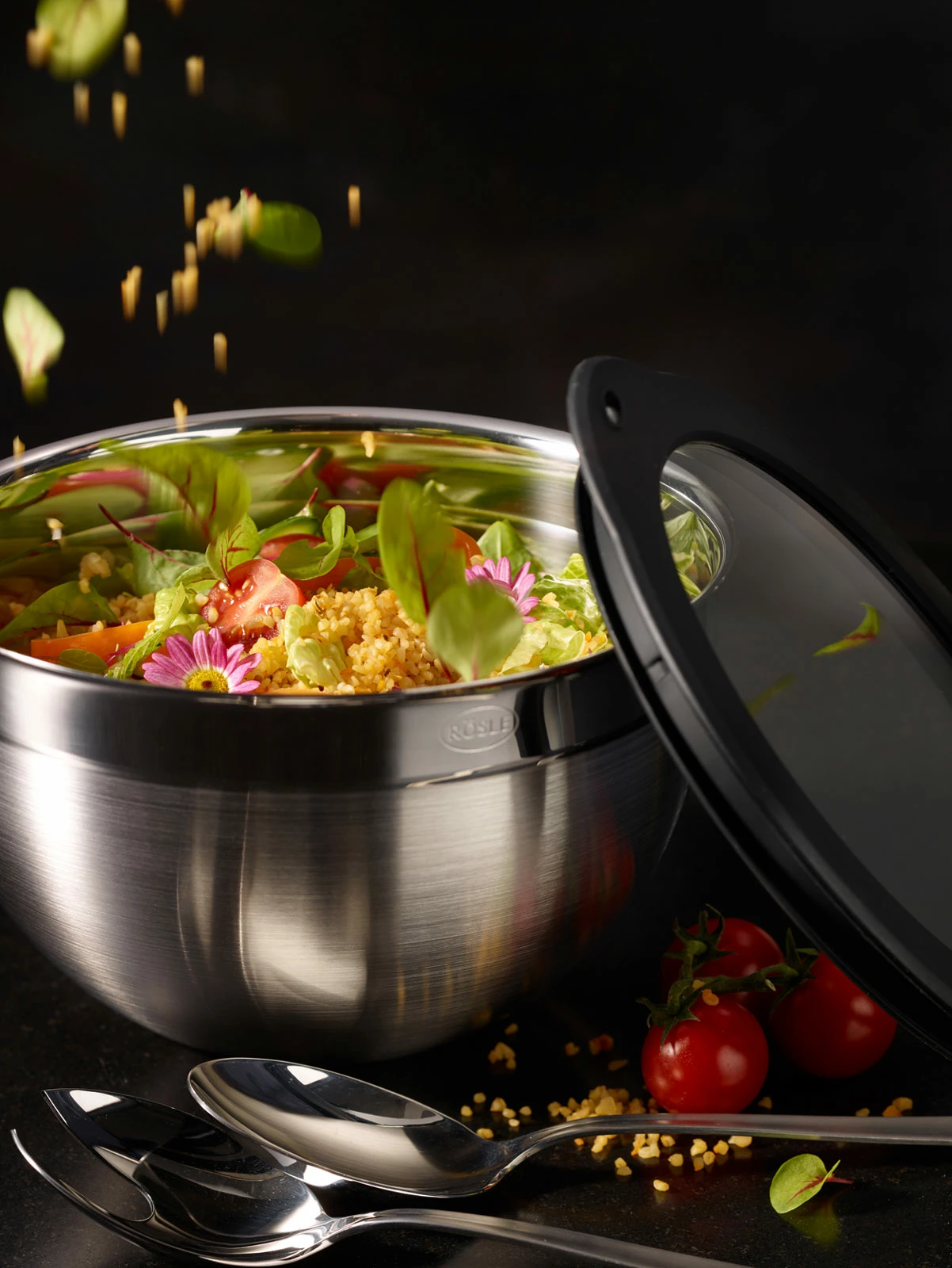 Noch Mehr Küchenhelfer Rösle Frischhaltedeckel Aus Glas 20cm 2 Noch Mehr Küchenhelfer Rösle Frischhaltedeckel Aus Glas 20cm – Bild 2