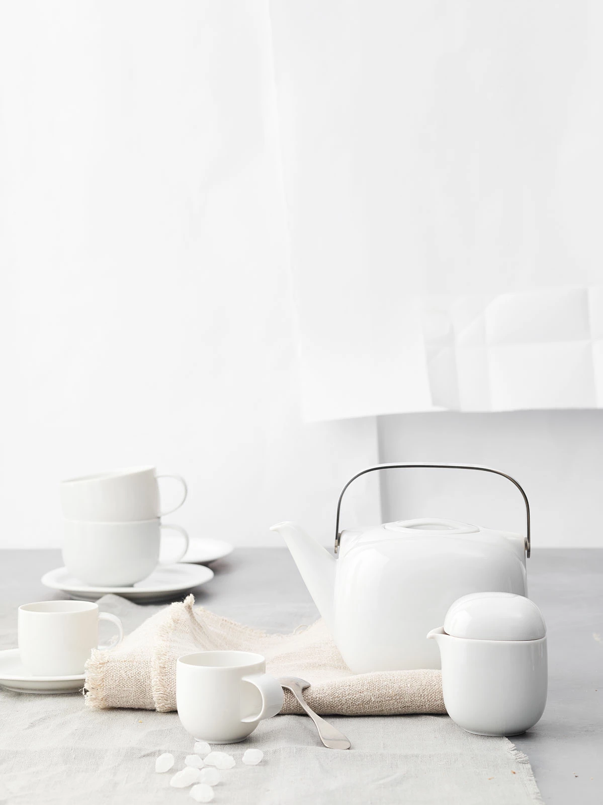 Teekannen Rosenthal Suomi Weiß Teekanne 1,34ltr. 2 Teekannen Rosenthal Suomi Weiß Teekanne 1,34ltr. – Bild 2