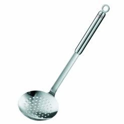 Rösle Rundgriff Schaumlöffel Flach Grob Gelocht