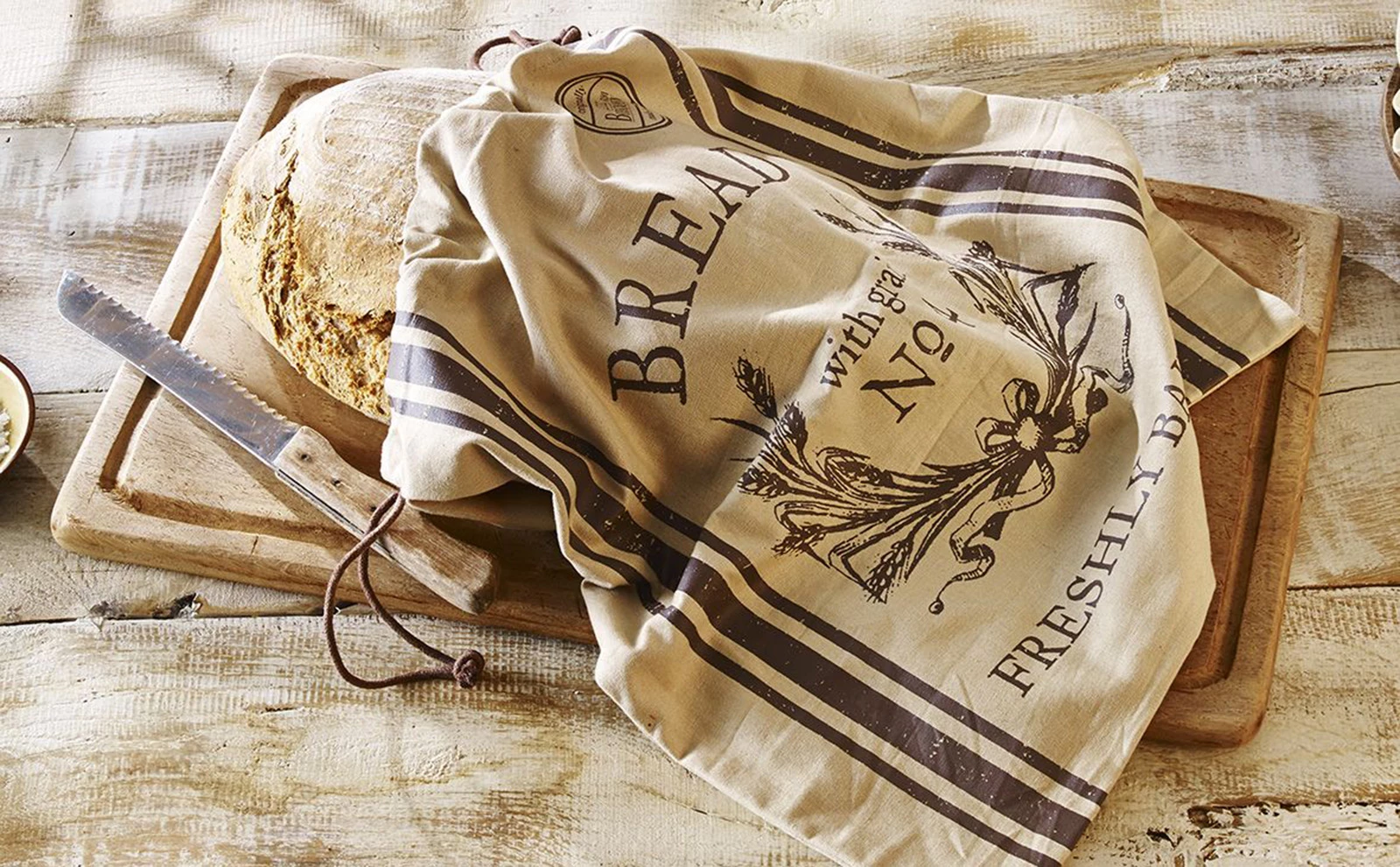 Brotbackzubehör RBV Birkmann Brotbeutel Baumwolle 38,0x45,0cm 2 Brotbackzubehör RBV Birkmann Brotbeutel Baumwolle 38,0x45,0cm – Bild 2