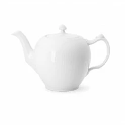 Teekannen Royal Copenhagen Weiße Halbspitze Teekanne 1,0ltr. 1128141