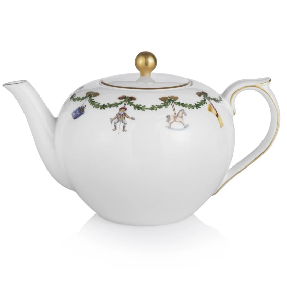 Teekannen Royal Copenhagen Star Fluted Christmas Teekanne 1,2ltr. 2503141 1 Teekannen Royal Copenhagen Star Fluted Christmas Teekanne 1,2ltr. 2503141