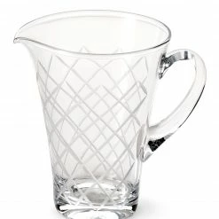 Karaffen & Krüge Dibbern Cipriani Krug 1,80ltr. Kreuzschliff Klar