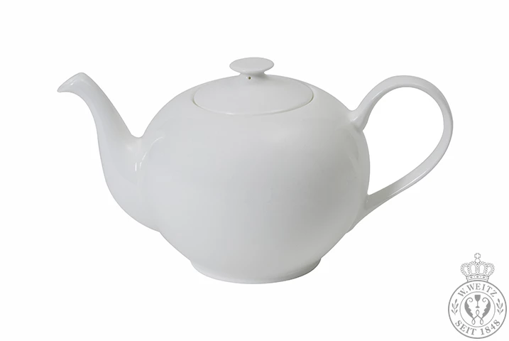 Teekannen Dibbern Bone China Weiß Classic Teekanne Rund 1,30ltr. 1 Teekannen Dibbern Bone China Weiß Classic Teekanne Rund 1,30ltr.