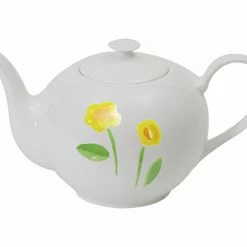 Teekannen Dibbern Impression Blume Gelb Teekanne Rund 1,30ltr.