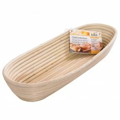 Brotbackzubehör RBV Birkmann Laib & Seele Gärkörbchen Länglich Groß 43x15,5cm