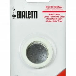 Bialetti Italien 3 Ersatzdichtungen + 1 Filter F. 3/4 Tassen 800033