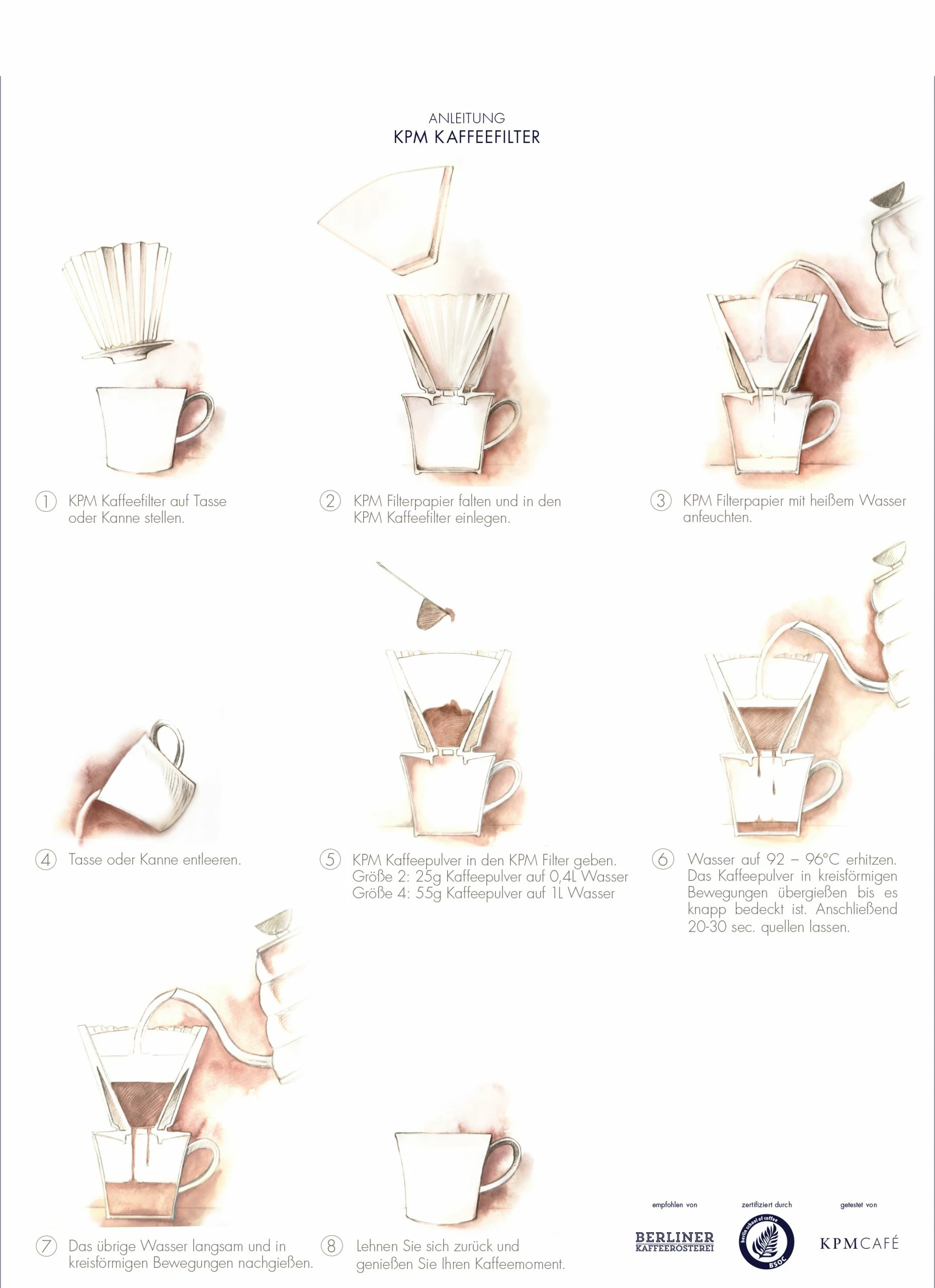 KPM - Berlin KPM - Berlin LAB Porzellan Kaffeefilter 2 Klein 2 KPM - Berlin KPM - Berlin LAB Porzellan Kaffeefilter 2 Klein – Bild 2