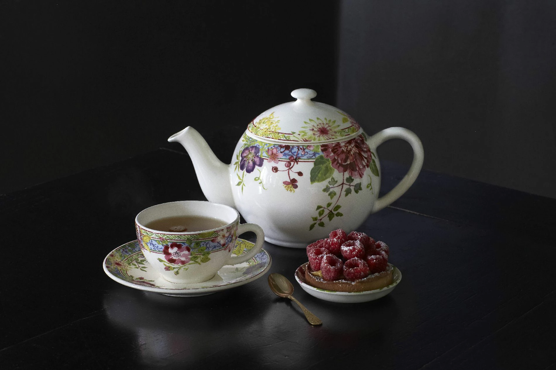 Teekannen Gien Millefleurs Teekanne Klein 0,45ltr. 2 Teekannen Gien Millefleurs Teekanne Klein 0,45ltr. – Bild 2