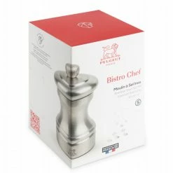 Peugeot Bistro Chef Salzmühle Edelstahl 10cm -Zetzsche Geschäft IMG100117855 45619
