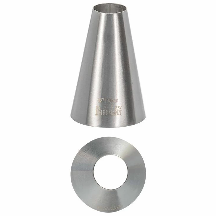 Spritzbeutel & -tüllen RBV Birkmann Lochtülle Nr.27 - Ø 15mm Edelstahl 1 Spritzbeutel & -tüllen RBV Birkmann Lochtülle Nr.27 - Ø 15mm Edelstahl