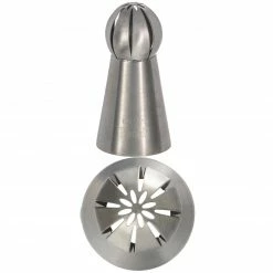 Spritzbeutel & -tüllen RBV Birkmann Tufftülle Nr.3 Blume - Ø 112 - 25mm Edelstahl