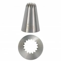 Spritzbeutel & -tüllen RBV Birkmann Französische Sterntülle Nr.61 - Ø 14mm Edelstahl