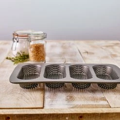 Brotbackzubehör RBV Birkmann Laib & Seele Mini-Baguetteblech Für 4 Stück 10 Brotbackzubehör RBV Birkmann Laib & Seele Mini-Baguetteblech Für 4 Stück -Zetzsche Geschäft IMG100121917 37700