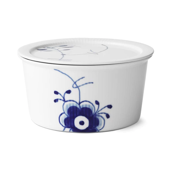 Royal Copenhagen Mega Blau Gerippt Ofenform Mit Deckel 1,00ltr. Rund Mittel 1 Royal Copenhagen Mega Blau Gerippt Ofenform Mit Deckel 1,00ltr. Rund Mittel