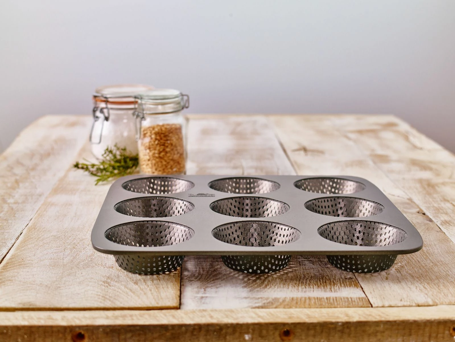 Brotbackzubehör RBV Birkmann Laib & Seele Brötchenblech Für 9 Stück 6 Brotbackzubehör RBV Birkmann Laib & Seele Brötchenblech Für 9 Stück – Bild 6