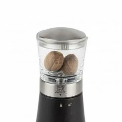 Peugeot Madras Muskatmühle Holz Edelstahl Schokolade 15cm