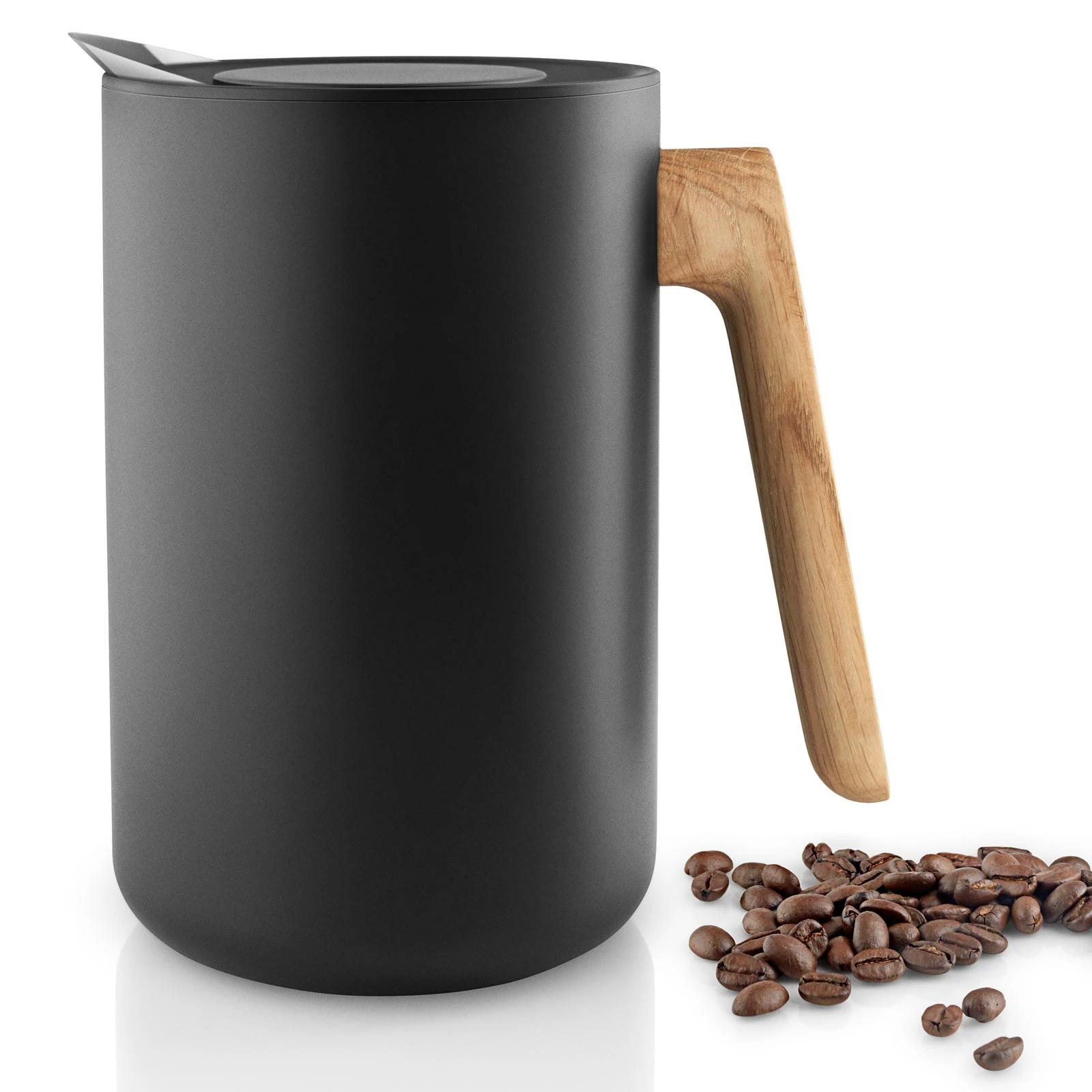 Isolierkannen Eva Solo Nordic Kitchen Isolierkanne 1,00ltr. Schwarz 2 Isolierkannen Eva Solo Nordic Kitchen Isolierkanne 1,00ltr. Schwarz – Bild 2