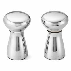 Salz & Pfefferstreuer Georg Jensen Alfredo Salz Und Pfefferstreuer 11,5cm Edelstahl