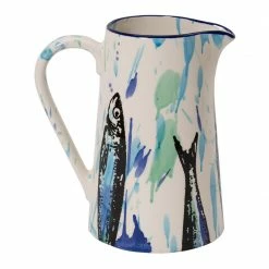 Vista Portuguese Wet Painting Krug L 22cm Konisch Fische -Zetzsche Geschäft IMG100138272 44654