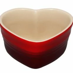 Le Creuset Herzförmchen Kirschrot 10x11cm