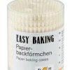 Noch Mehr Backzubehör RBV Birkmann Easy Baking Muffin-Papierbackförmchen Ø 7cm Weiss