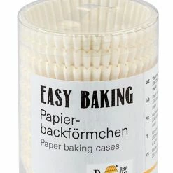 Noch Mehr Backzubehör RBV Birkmann Easy Baking Muffin-Papierbackförmchen Ø 7cm Weiss