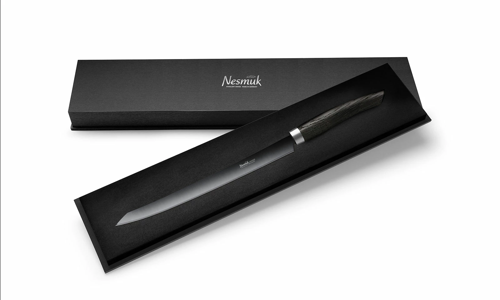 Tranchierbesteck & Küchengabeln Nesmuk Janus Slicer 26cm Mooreiche 2 Tranchierbesteck & Küchengabeln Nesmuk Janus Slicer 26cm Mooreiche – Bild 2