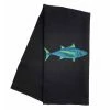 Küchentextilien Vista Portuguese Geschirrtuch Schwarz Tunafish 50x70cm