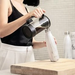 FLSK Isolierflasche 0,75ltr. White Marble Gen-2 -Zetzsche Geschäft IMG100144121 48680