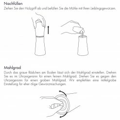 KPM - Berlin Pfeffermühlen KPM - Berlin LAB Gewürzmühlen-Set -Zetzsche Geschäft IMG100146387 38614