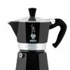 Bialetti Italien Moka Express Color Espressokocher Black 3 Tassen