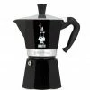 Bialetti Italien Moka Express Color Espressokocher Black 6 Tassen