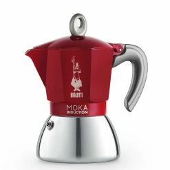 Bialetti Italien New Moka Induktion Espressokocher Red 6 Tassen
