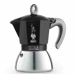 Bialetti Italien New Moka Induktion Espressokocher Black 6 Tassen
