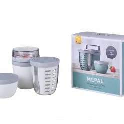 Lunchpots Mepal Jubiläums-Set Pot-Range Ellipse Weiß 3tlg.