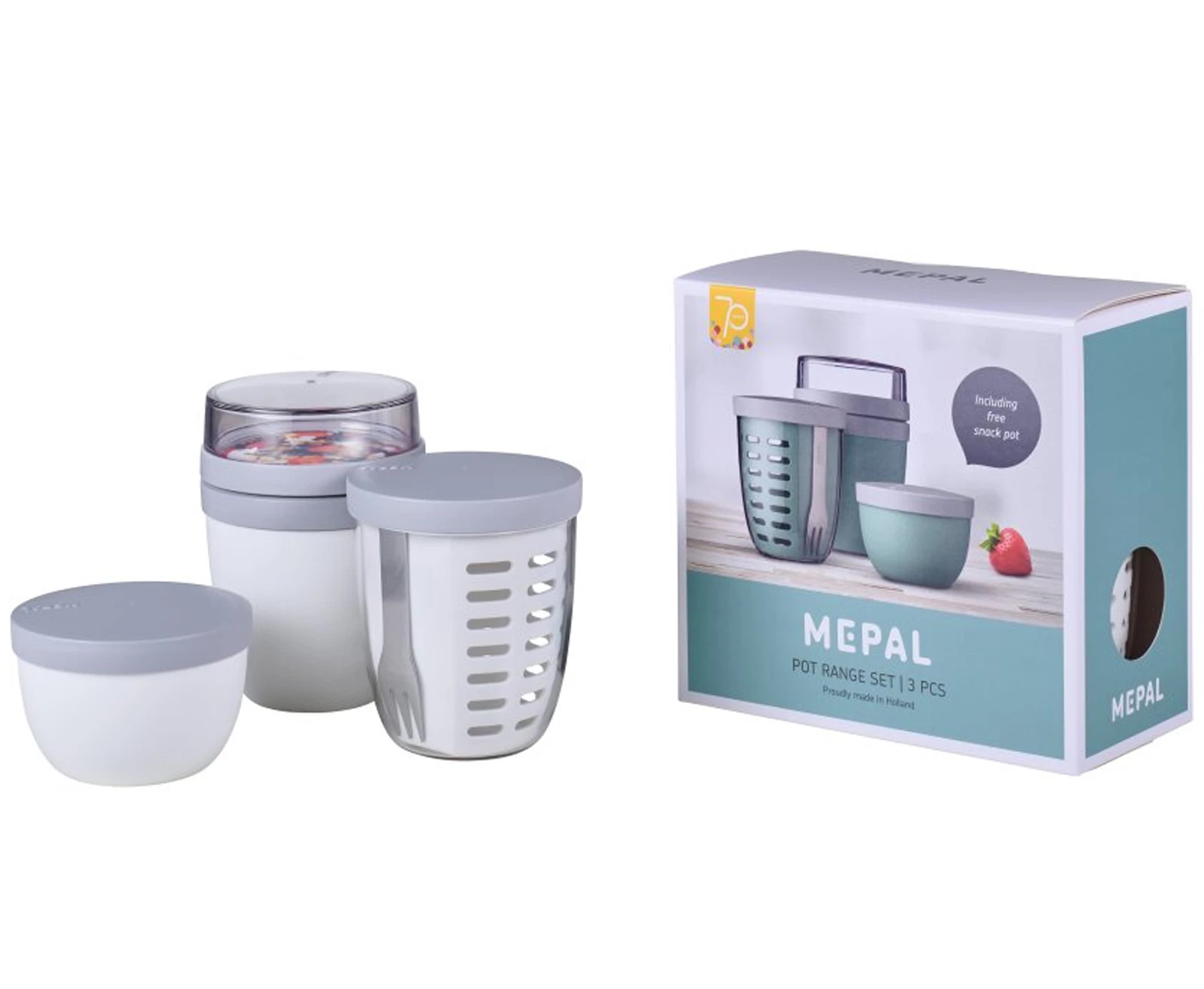 Lunchpots Mepal Jubiläums-Set Pot-Range Ellipse Weiß 3tlg. 1 Lunchpots Mepal Jubiläums-Set Pot-Range Ellipse Weiß 3tlg.