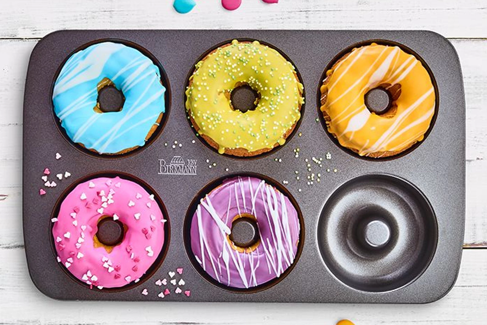 Donutformen RBV Birkmann Easy Baking Donut-Blech 6-fach 3 Donutformen RBV Birkmann Easy Baking Donut-Blech 6-fach – Bild 3