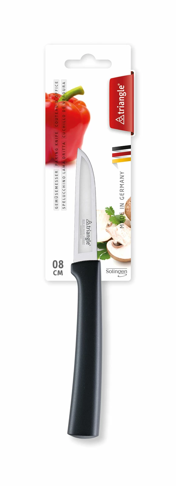 Triangle Solingen Gemüsemesser 8cm 2 Triangle Solingen Gemüsemesser 8cm – Bild 2