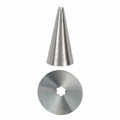 Spritzbeutel & -tüllen RBV Birkmann Sterntülle Nr.12 - Ø 4mm Edelstahl