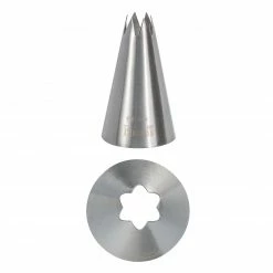 Spritzbeutel & -tüllen RBV Birkmann Sterntülle Nr.15 - Ø 9mm Edelstahl