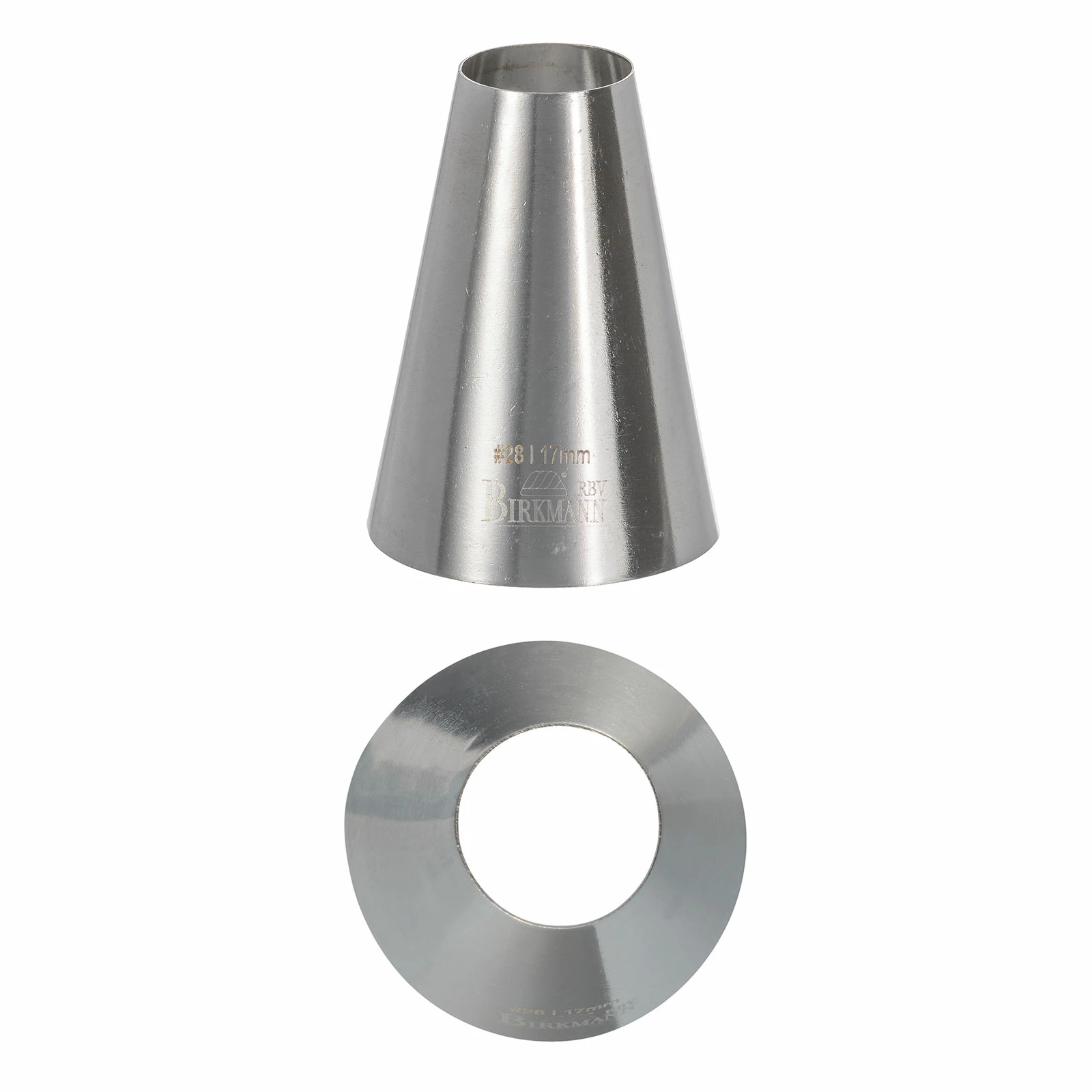 Spritzbeutel & -tüllen RBV Birkmann Lochtülle Nr.28 - Ø 17mm Edelstahl 1 Spritzbeutel & -tüllen RBV Birkmann Lochtülle Nr.28 - Ø 17mm Edelstahl